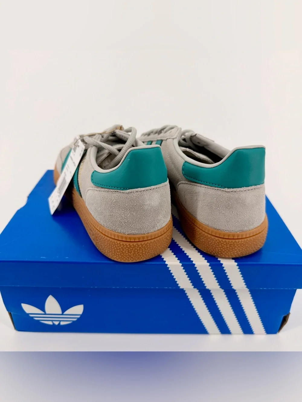 adidas Handball Spezial JR3844 Grey Teal Gum Men’s 6.5 Women’s 7.5 New